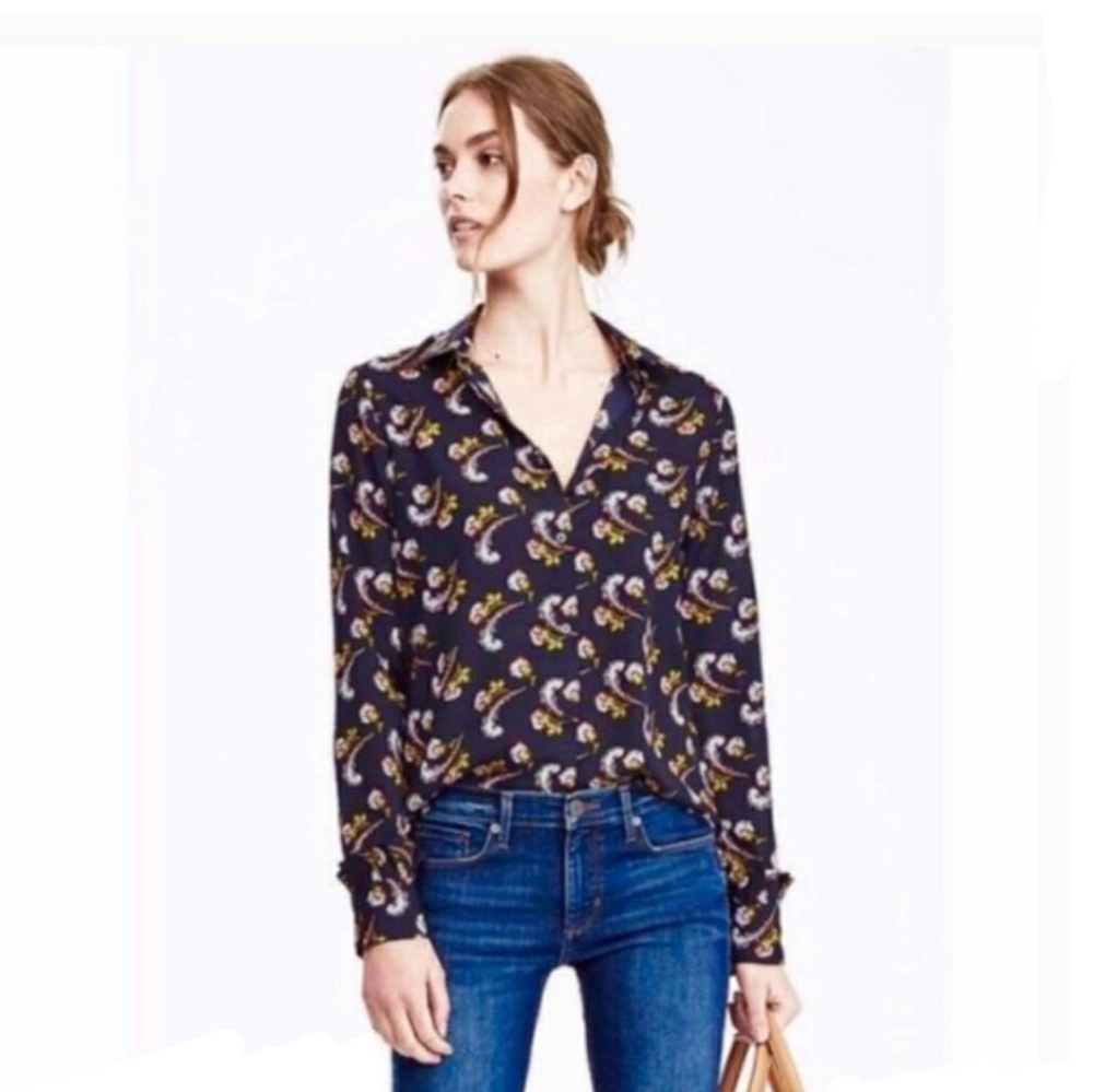 Banana Republic Women Dillon Shirt Sz XS
